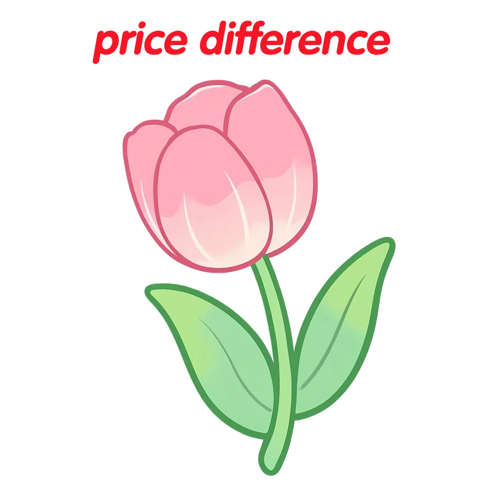 Price difference link Payment link applicable to price differences fee