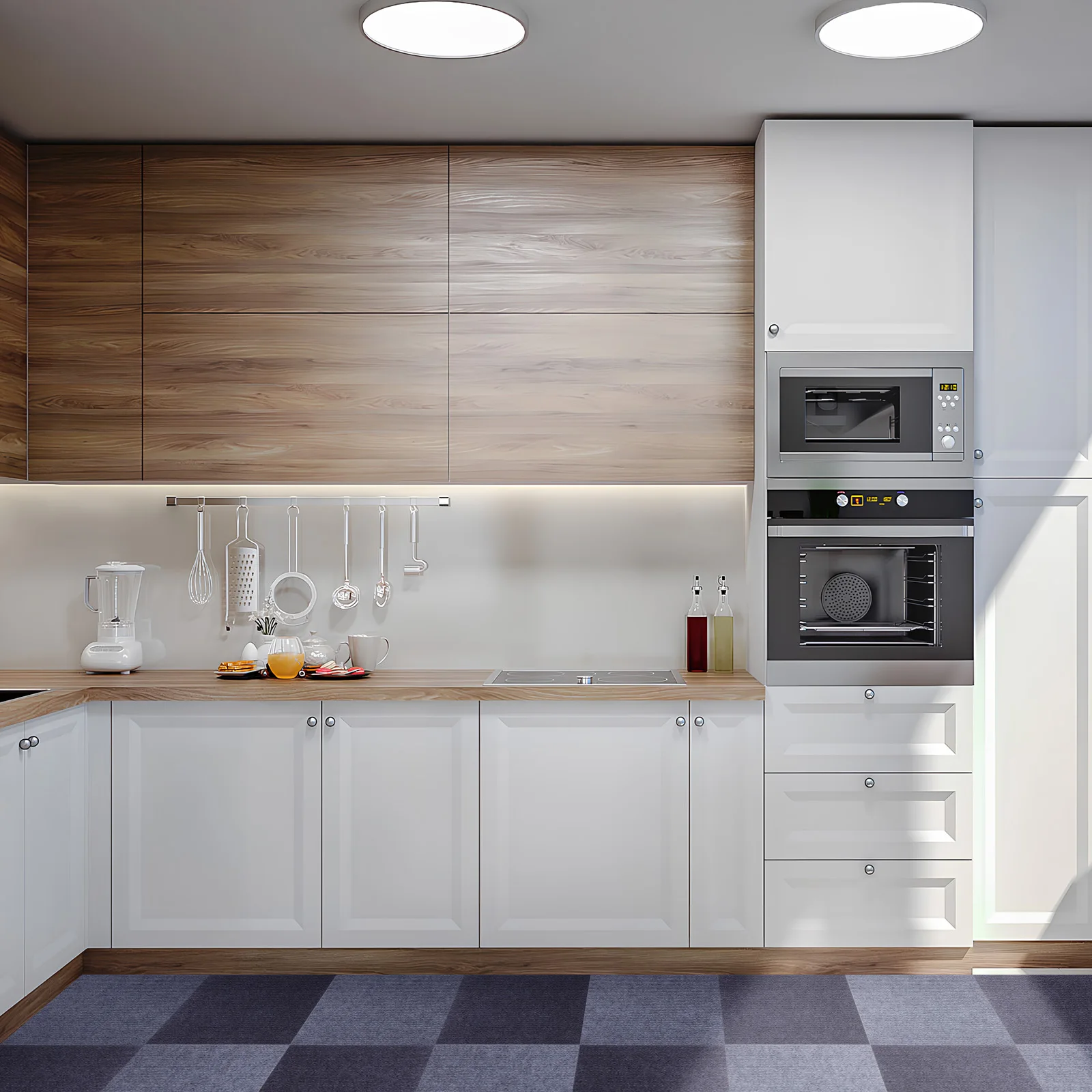 

Self-Adhesive Carpet Squares Anti-Slip Floor Tiles Padded Home Play Mat Rug Tiles Seamless Matting For