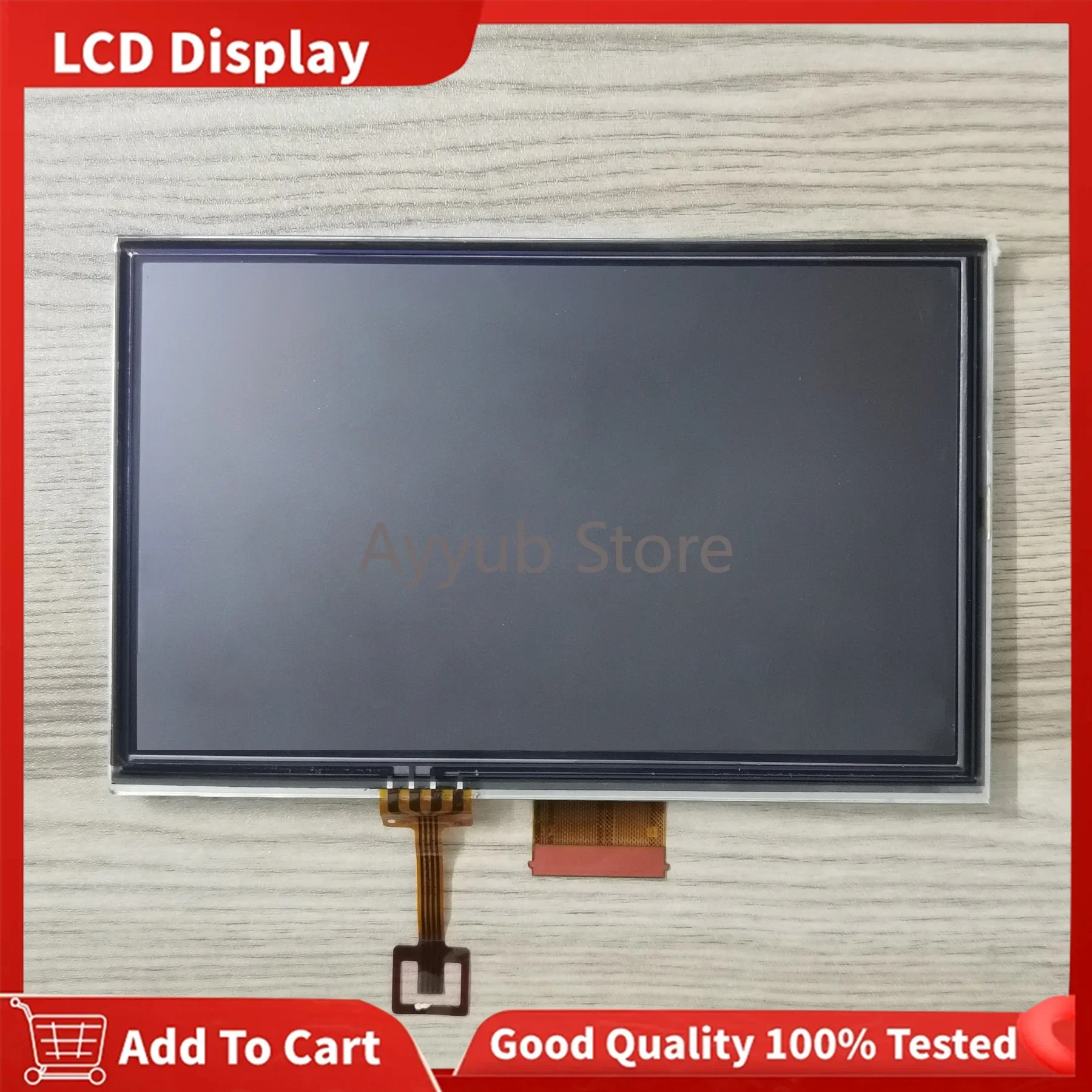 For AUO 7 Inch Original C070VW04 V0 LCD Display Monitor with Touch Screen in Stock