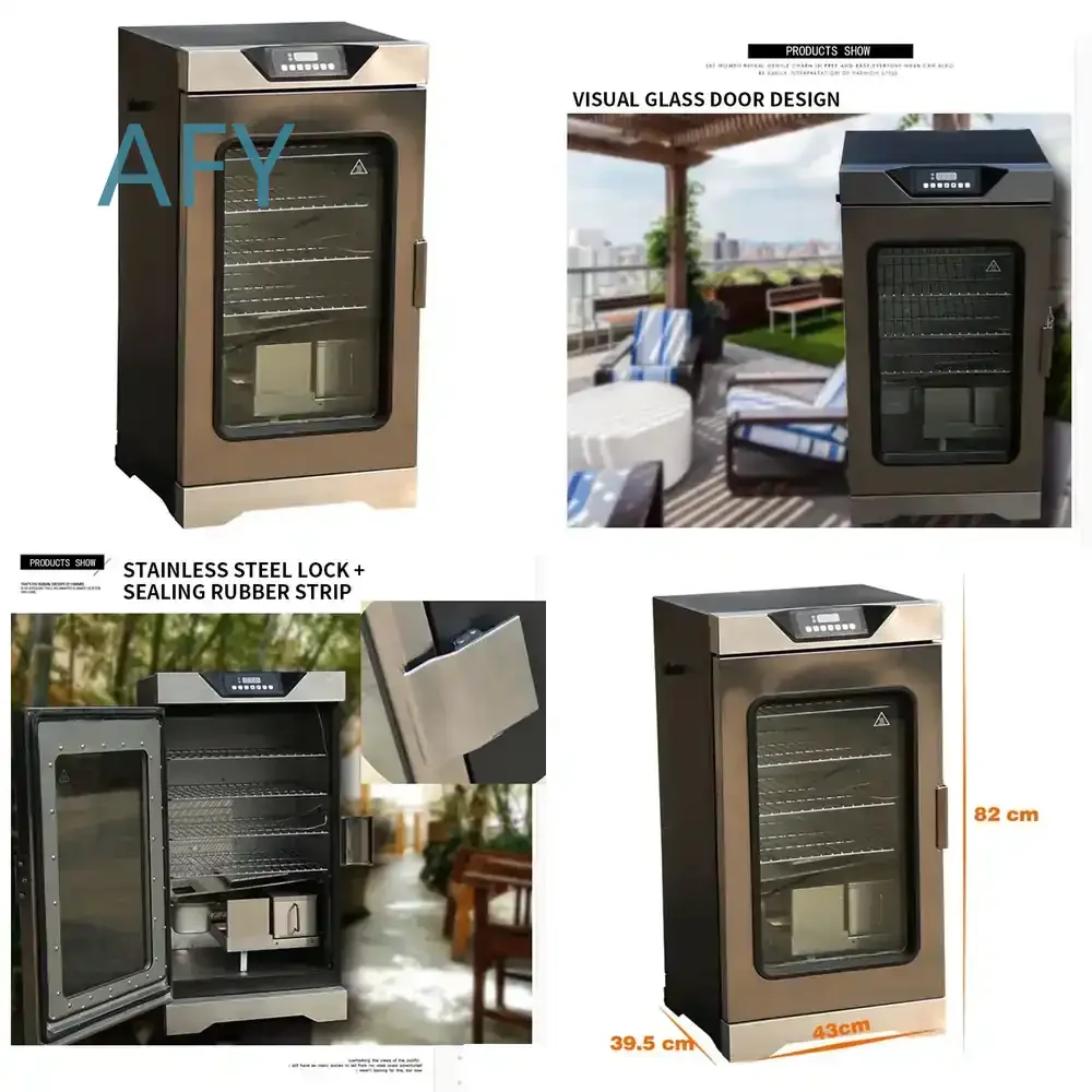 Electric Smoked Barbecue Grill for 220V Household Courtyard Commercial Use Oven Grill Stove Large Capacity Outdoor BBQ