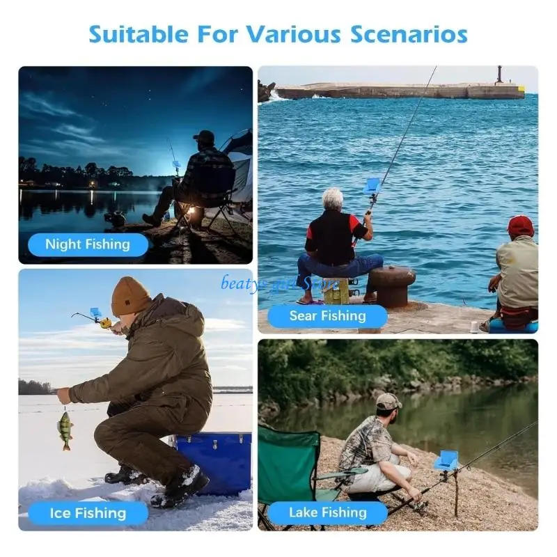 C7AB Transportable Underwater Fishing Observe 5 Foot Screen 6000mAh Battery 9Hrs Continuous Action