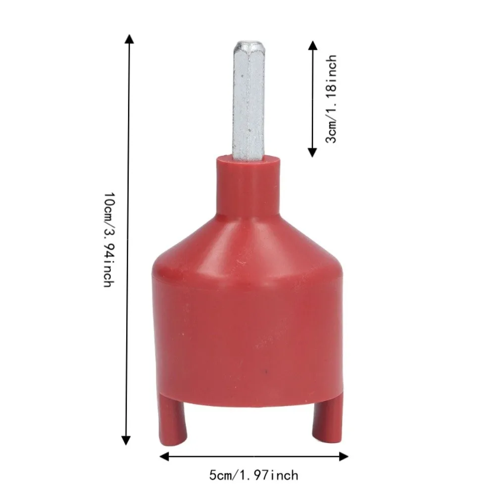 2Pcs Plastic Electric Fence Insulator Lightweight Durable Insulator Mounting Sleeve Red Environmentally Friendly view 6