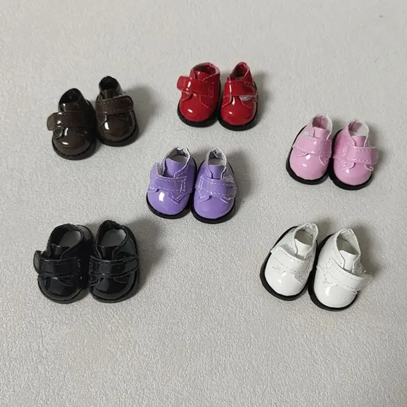 2 paar katoenen poppenschoenenset inclusief pluche PU realistische miniatuurschoenen voor weergave of spelen 15UB