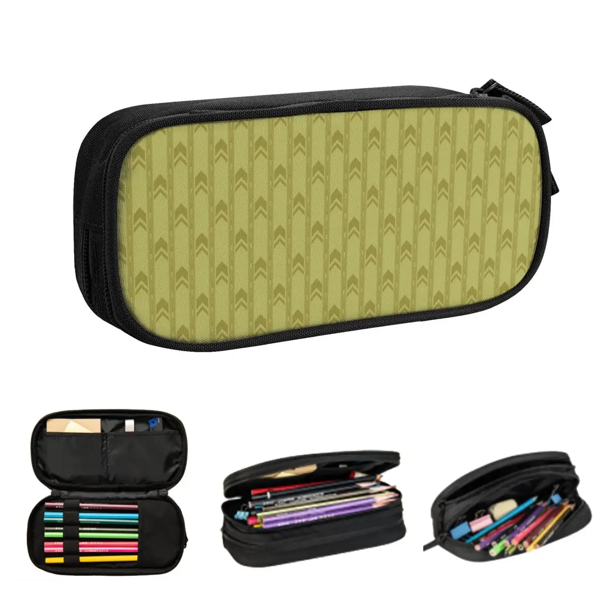 The Backrooms Wallpaper Pencil Cases Large Capacity Pen Bags Pen Box Pencil Pouch For Boys Girls Students Stationery School