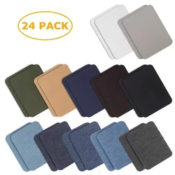 Back Glue At Will Cut Rectangular Denim Ironing Patch Knee Elbow Decorative Repair Cloth Patch Embroidery Patch