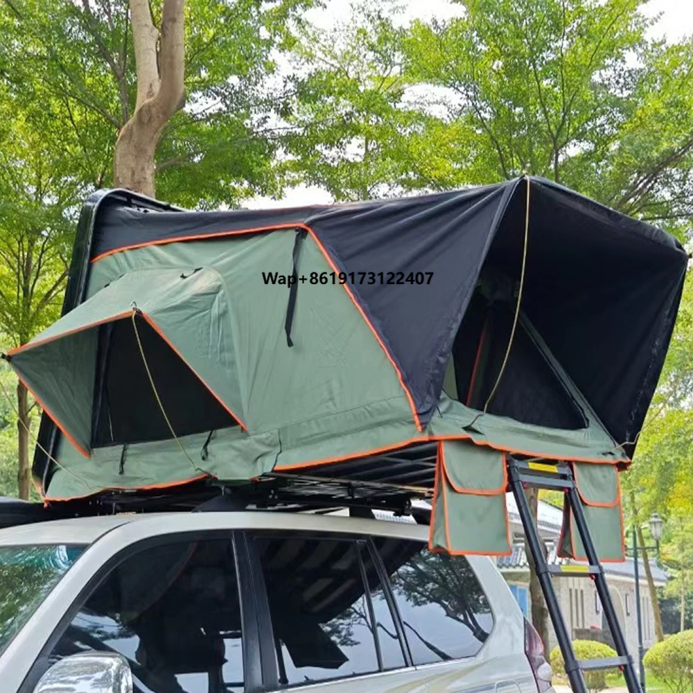 

Водонепроницаемый складной бокс-кемпер на крышу автомобиля для 3-4 человек с ручным замком, от производителя, для внедорожников 4x4, жесткий верх, для хранения вещей