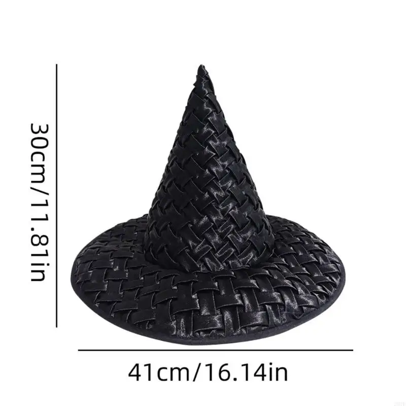 2025 Nouveau design torsadé unique chapeau fête d'Halloween polyester unisexe pour les enfants adultes