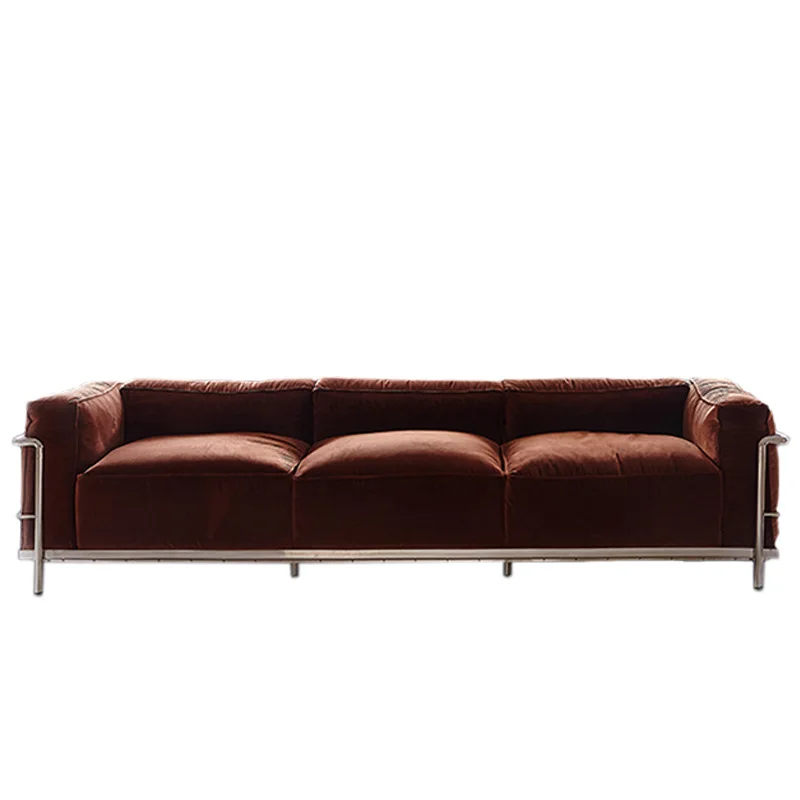 

тканевый диван Corbusier, дизайнерский итальянский антикварный диван для гостиной Bauhaus, элитный встроенный диван