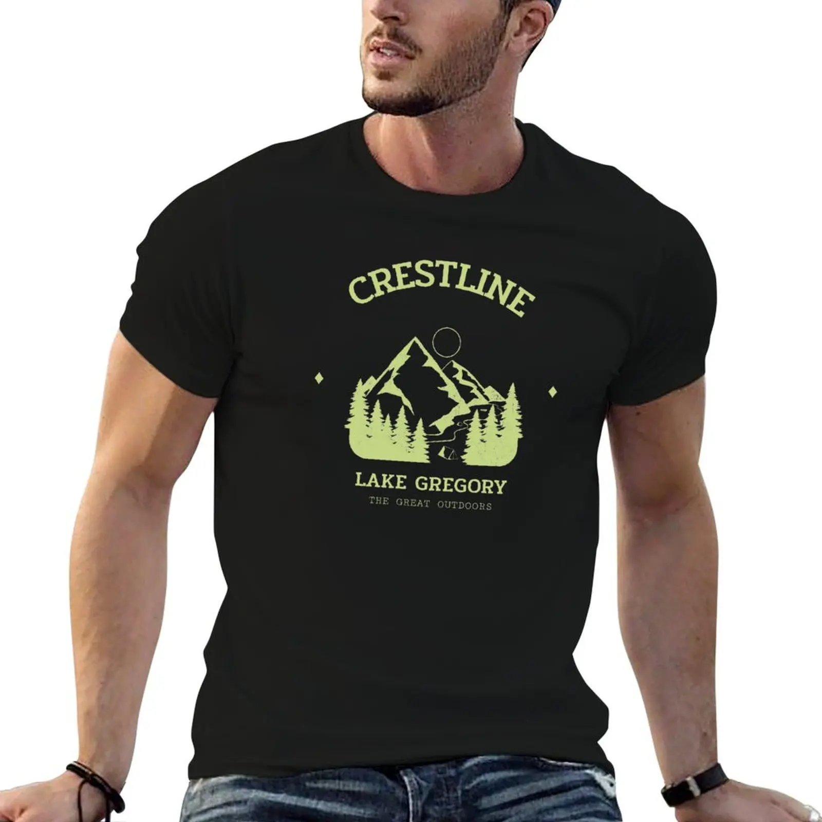 CRESTLINE CA, LAKE GREGORY, CRESTLINE MOUNTAINS T-Shirt Mechanic Work Tee Shirt