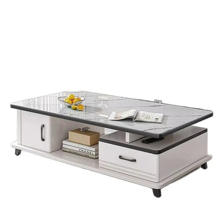 TV cabinet modern simple living room household small apartment floor retractable table new