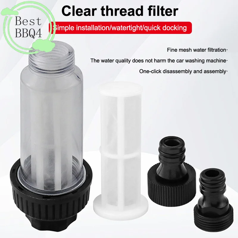 

(BBQ4)High Pressure Washer Water Filter For K2 K3 K4 K5 K6 K7 G3/4'' 175psi Water Filters Car Pressure Washer Assessoires