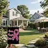 Pink Ribbon for Breast Cancer Awareness Garden Flag 12×18 Inch Double Sided Black Burlap Decorative Indoor Outdoor Yard Deco jjp