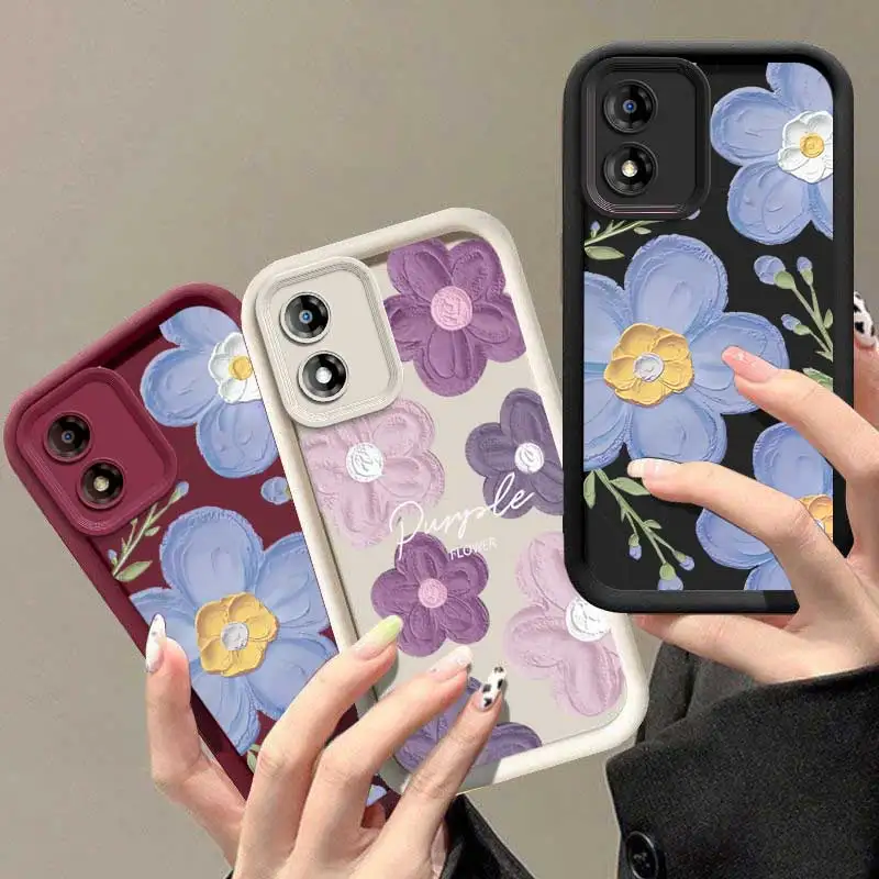 E13 Morning Dew Garden Sky Eye Ladder Phone Case For Motorola Moto E40 E32 E30 E22i E22 E13 Cover