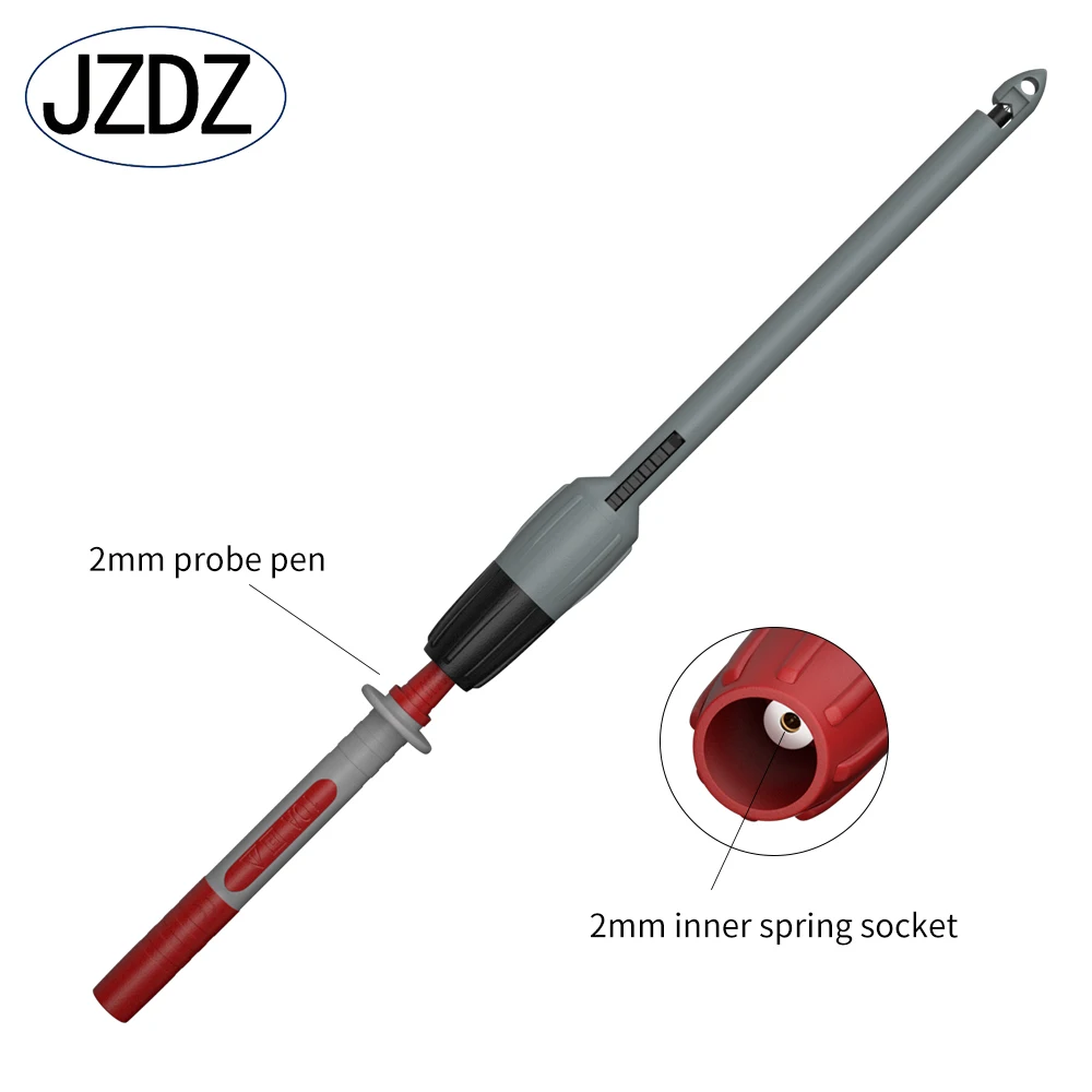 Imagem -05 - Jzdz-sonda Piercing do Fio de Isolamento Clipes Piercing para Multímetro Tensão Voltímetro Teste do Termômetro J30039b Pcs