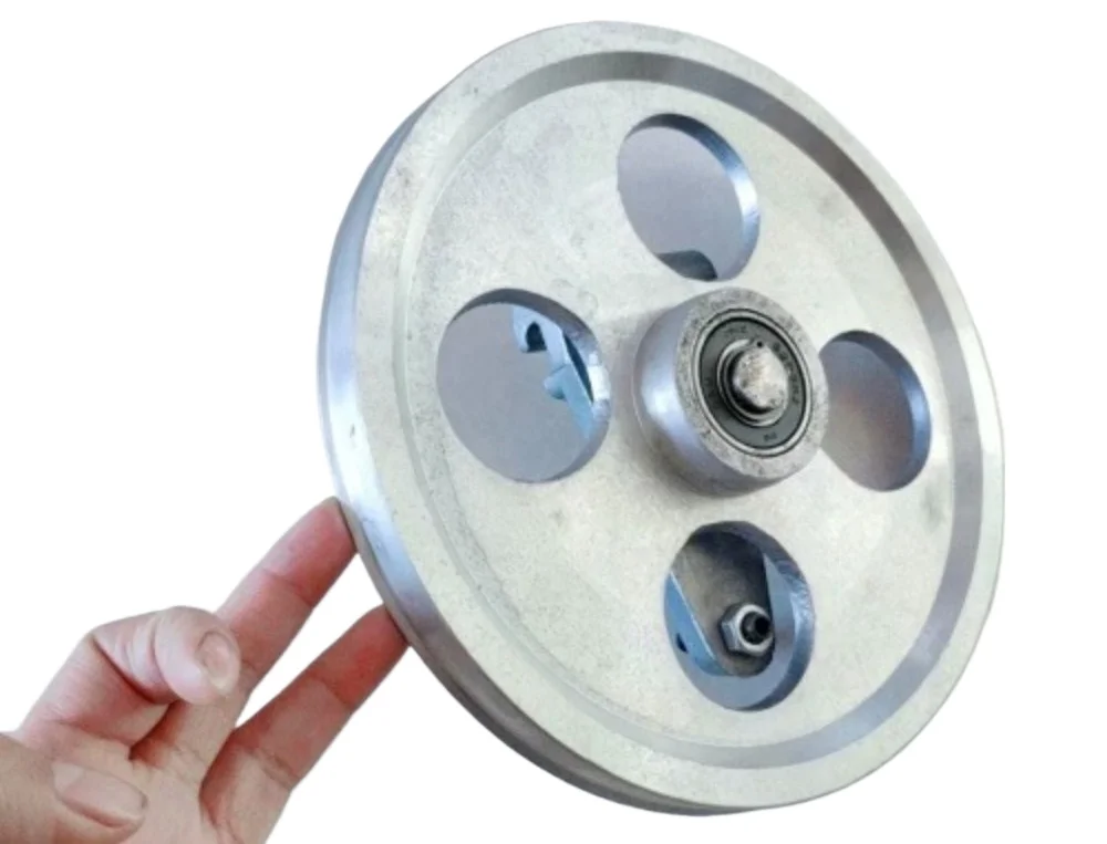 

Commercial Bone Cutter Replacement Parts 250 Model Saw Wheel Assembly Hook Driven Pulley Combination Kit