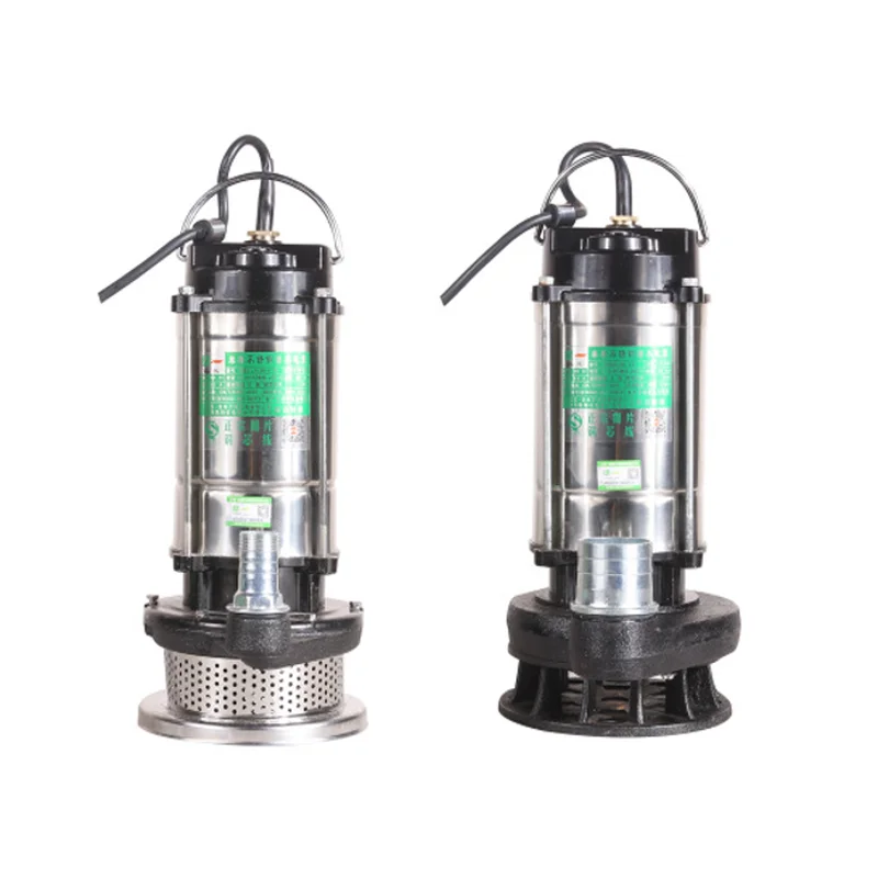 220V Stainless Steel Submersible Pump, Agricultural Garden Tools, Water Sewage, Self-Suction Pump, Drainage Irrigation