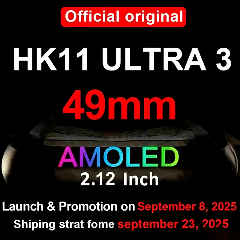 New Watches Men HK11 ULTRA3 Smart Watch Men 49mm 2.09