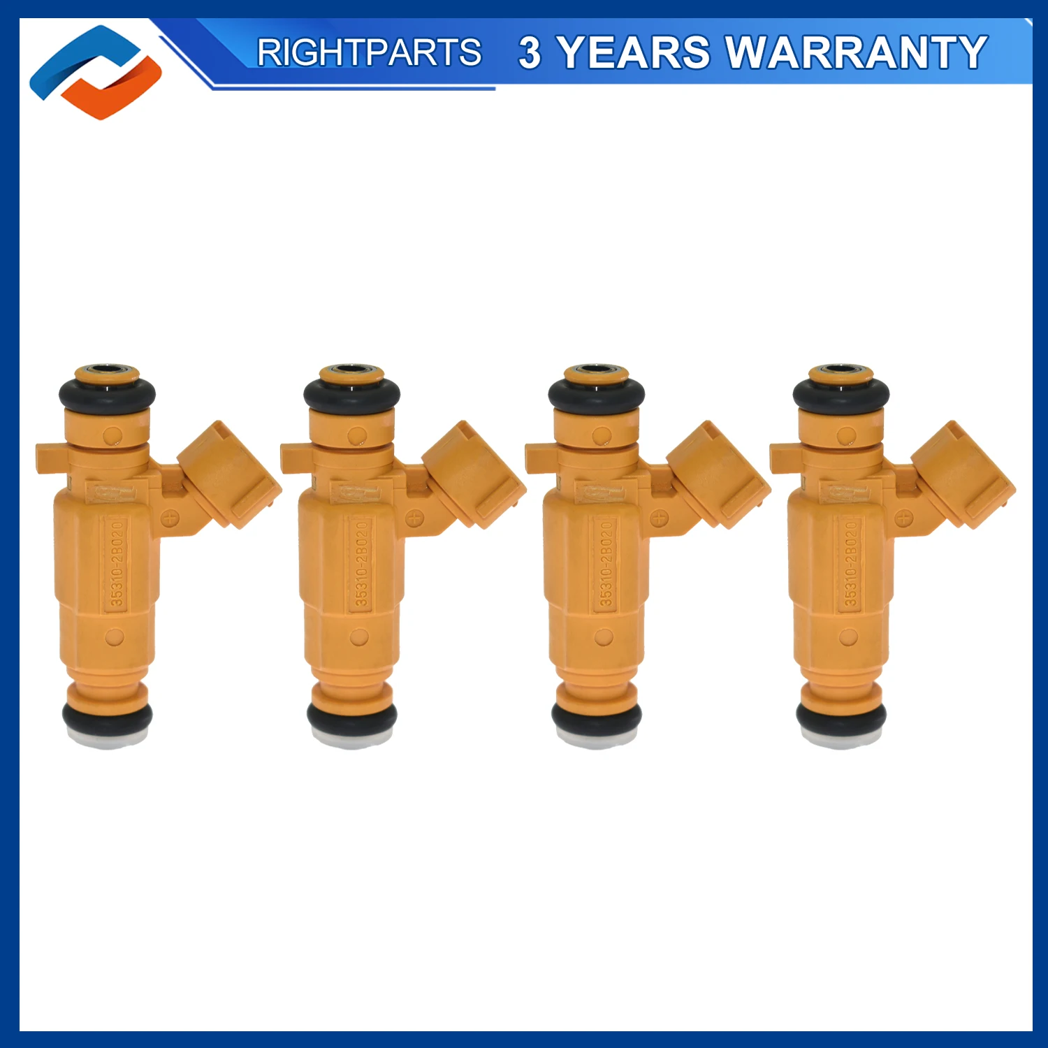 4PCS 35310-2B020 Fuel Injectors For Hyundai i20 i30 Kia Cerato II Rio III Venga 353102B020 35310 2B020 9260930074