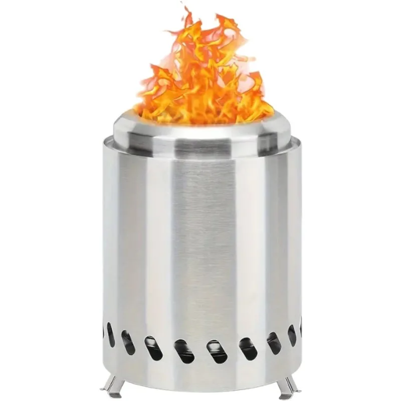 Cross-border outdoor firewood stove Split tea stove Camping barbecue Courtyard party barbecue heating bonfire stove