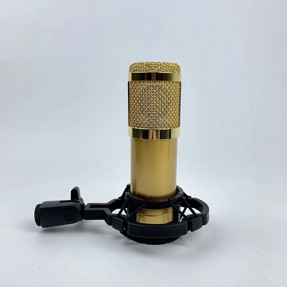 

Double Layer Capacitor Microphone Double Layer Elastic Mesh Capacitor Microphone Wired Studio BM 800 for Conference XLR