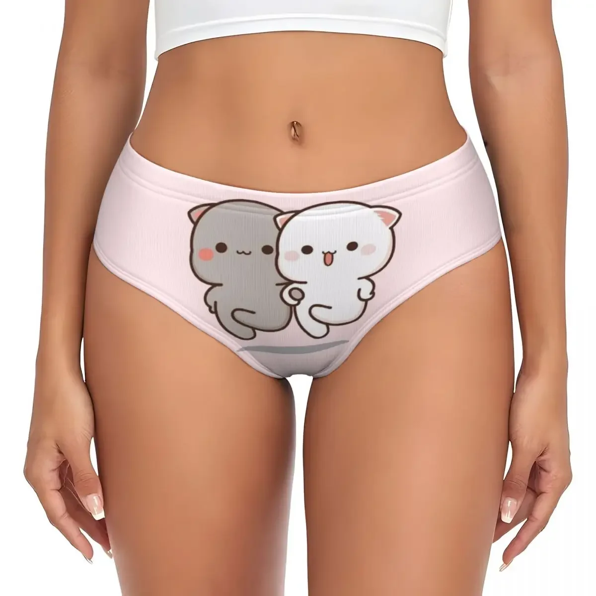 

Custom Cute Expression Bubu Dudu Brief Panties Women's Comfort Underwear