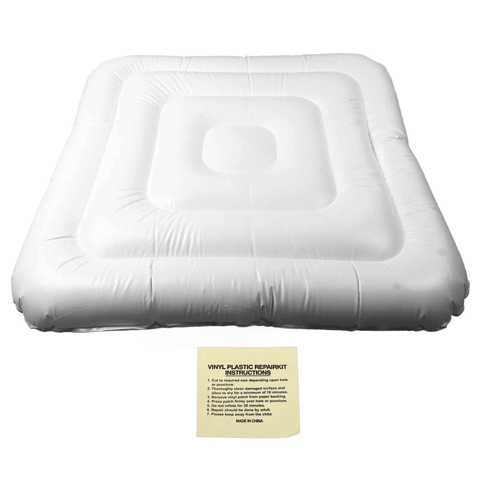 

Inflatable Hot Tub Cover Dustproof Rainproof Insulated Energy Saving Lid for Square Hot Tub 4.2ft