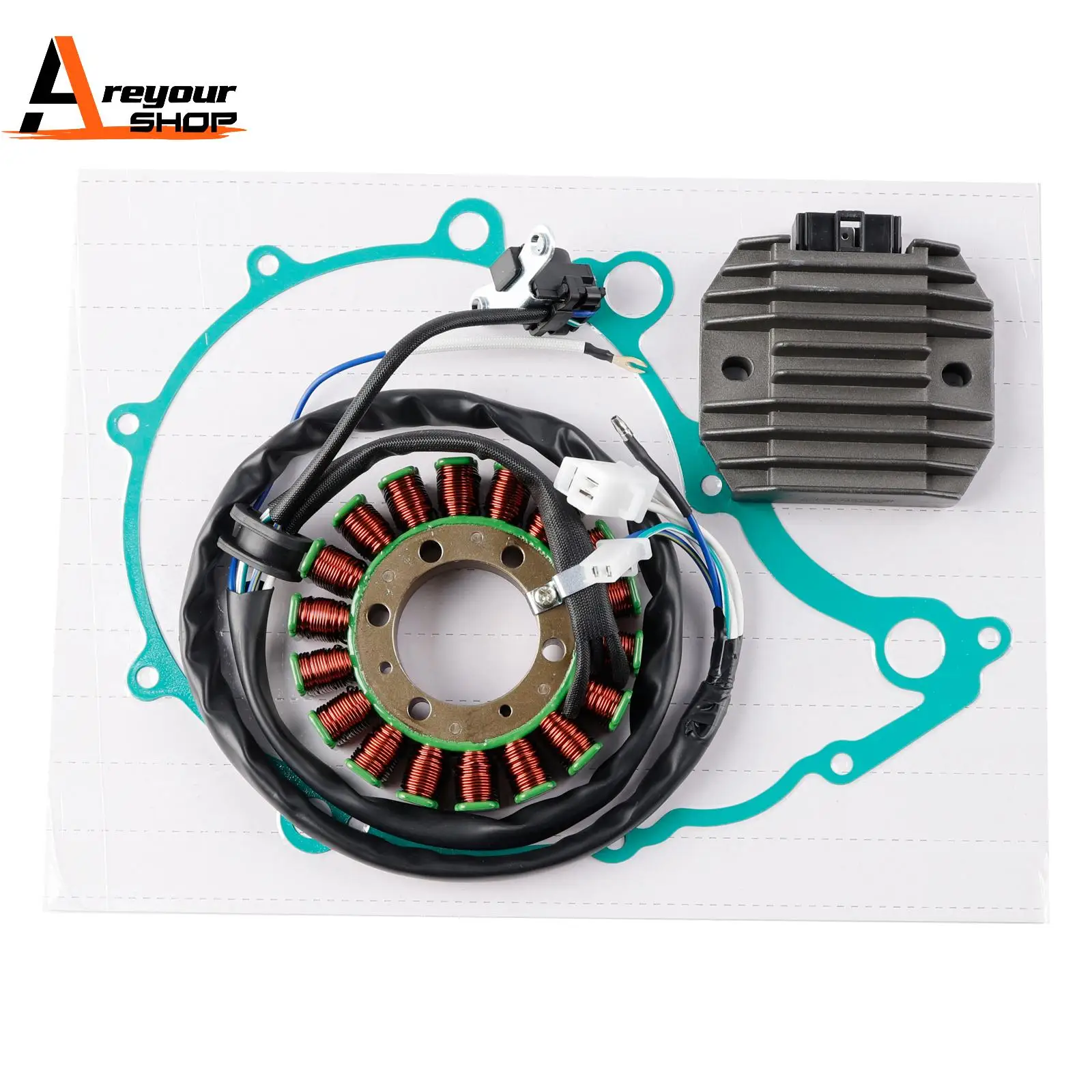 

Stator Generator Regulator Rectifier Gasket for Yamaha XTZ660 Tenere 1991-1996