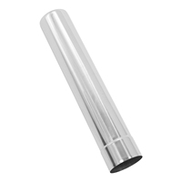 Stainless Steel Tent Stove Chimney Accessories 60x320 Silver Exhaust Duct Hose Camping Flue Pipe Flexible Wood Burner Ranges