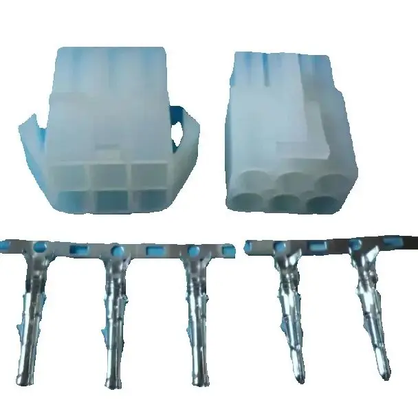 10/50/100 مجموعات EL 6.2 مللي متر 6P نوع كبير EL6.2 ذكر موصل سالب #1