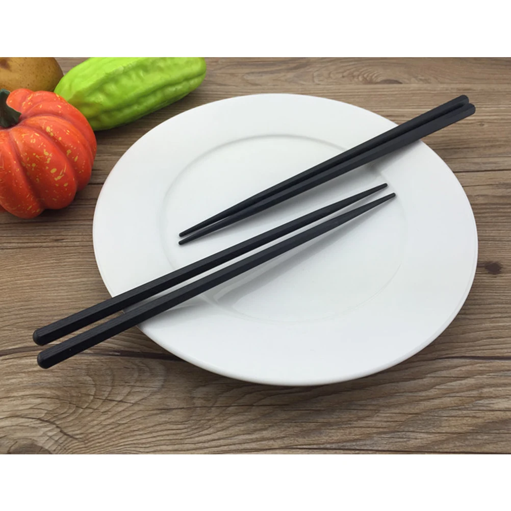

Hexagonal Chopsticks 5 Pairs Corrosion Resistant High Toughness Sushi Tableware Anti Scalding Hiking Camping Daily Use Storage