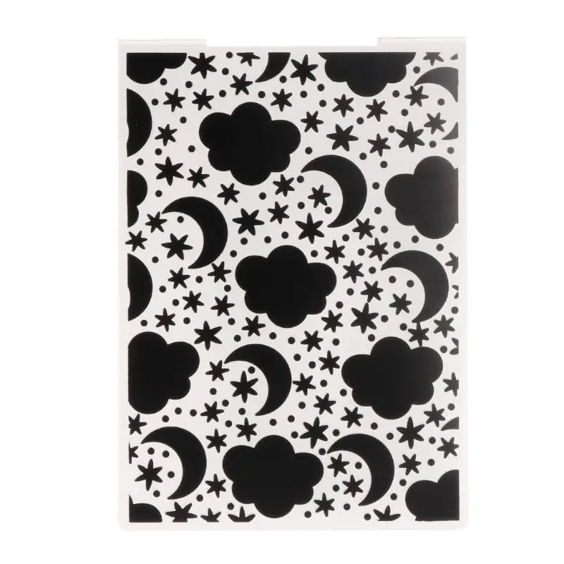 Plastic Embossing Folder Template For DIY Scrapbook Photo Album Card Paper Craft Christmas Snowflake image 2
