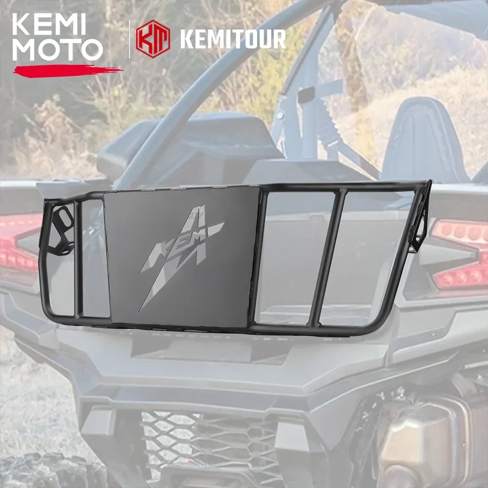 

KEMIMOTO UTV Heavy Duty Steel Tailgate for Kawasaki Teryx KRX 1000 2020+, KRX 4 1000 2023+ Extender High Cargo Bed Enclosure