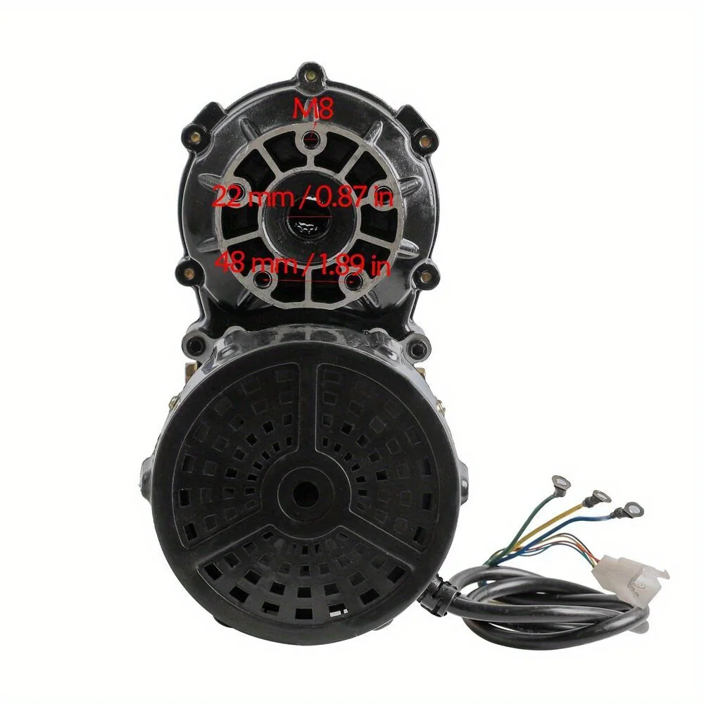 1000W Differential Motor 30'' Rear Axle Kit 145/70-6 Wheels Tires Controller Rear Brake Caliper Master Cylinder Kit