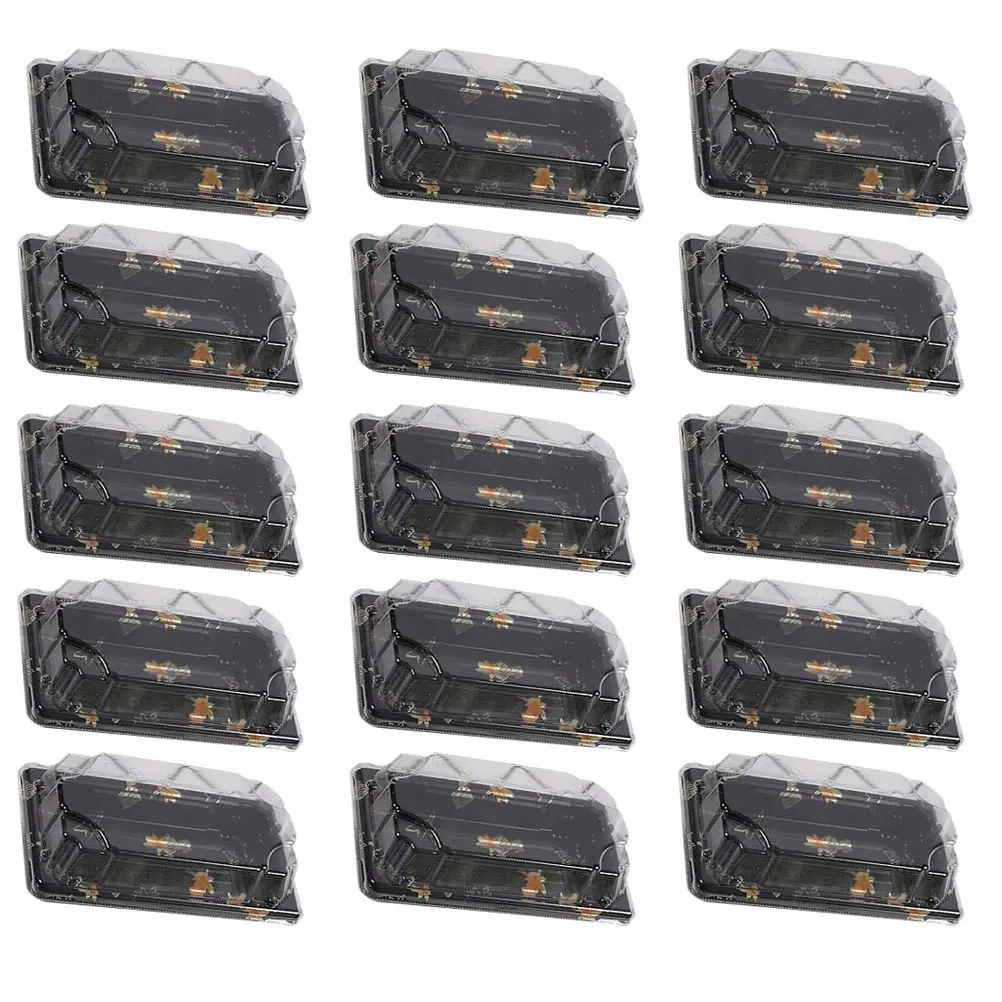 

50PCS Disposable Sushi Eco Friendly No Smell Take Out Containers Fruit Boxes Carry Out ContainersDisposable Pulp Containers