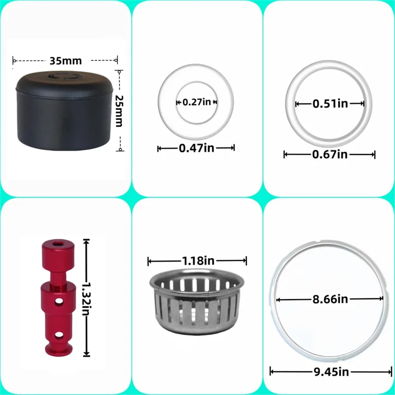 A50Q steam release parts for Instant Pot