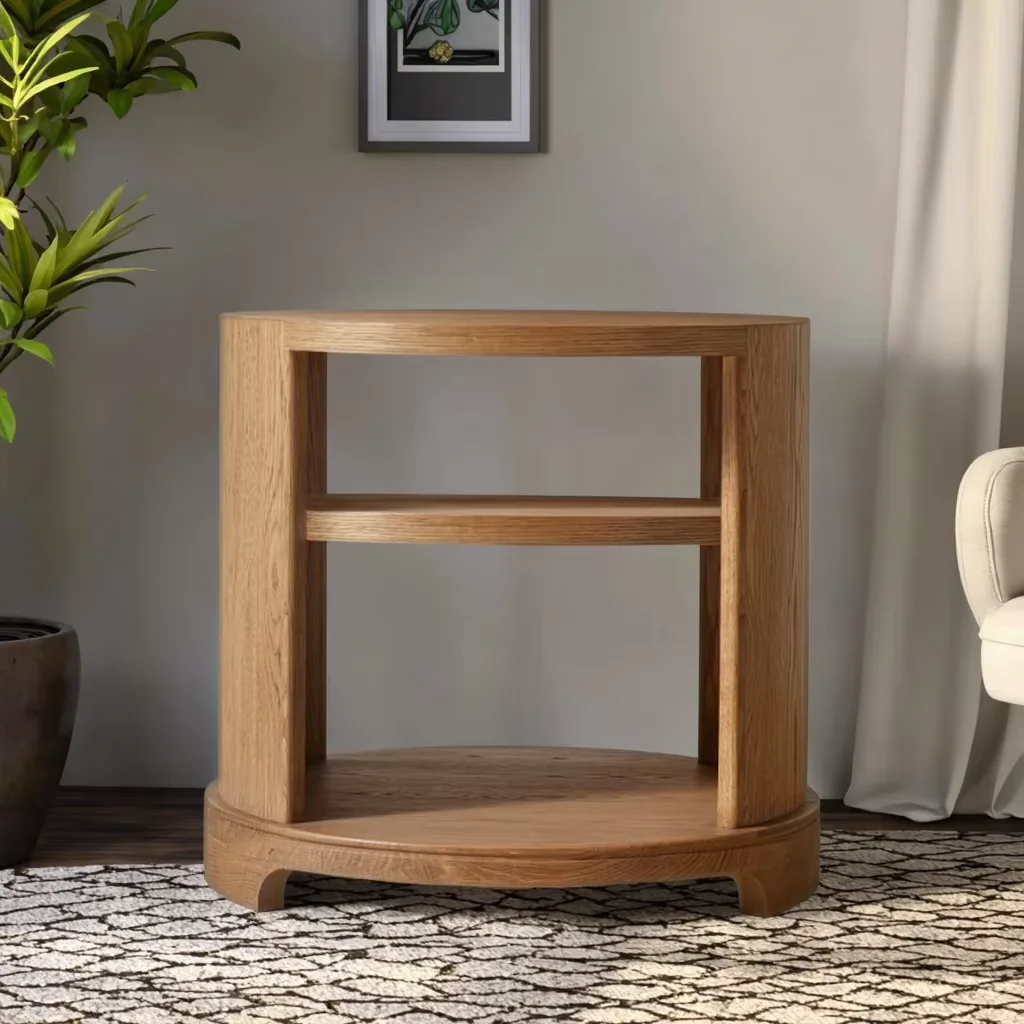 # Luxury Design Simple Table Living Room Furniture Round Wood Side Tables