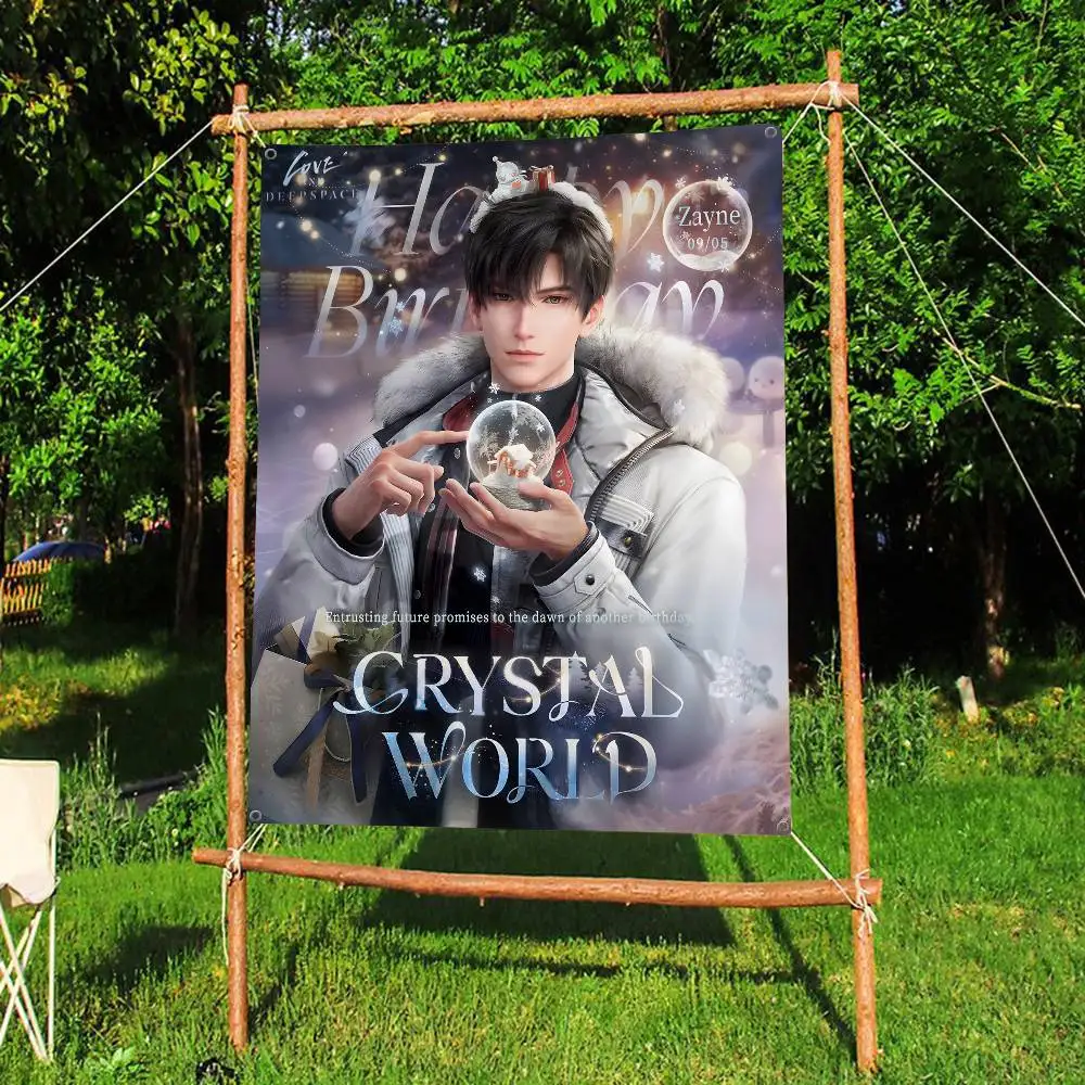 Película The Love Witch Anime bandera de dibujos animados pancarta colgante de pared decoración del hogar