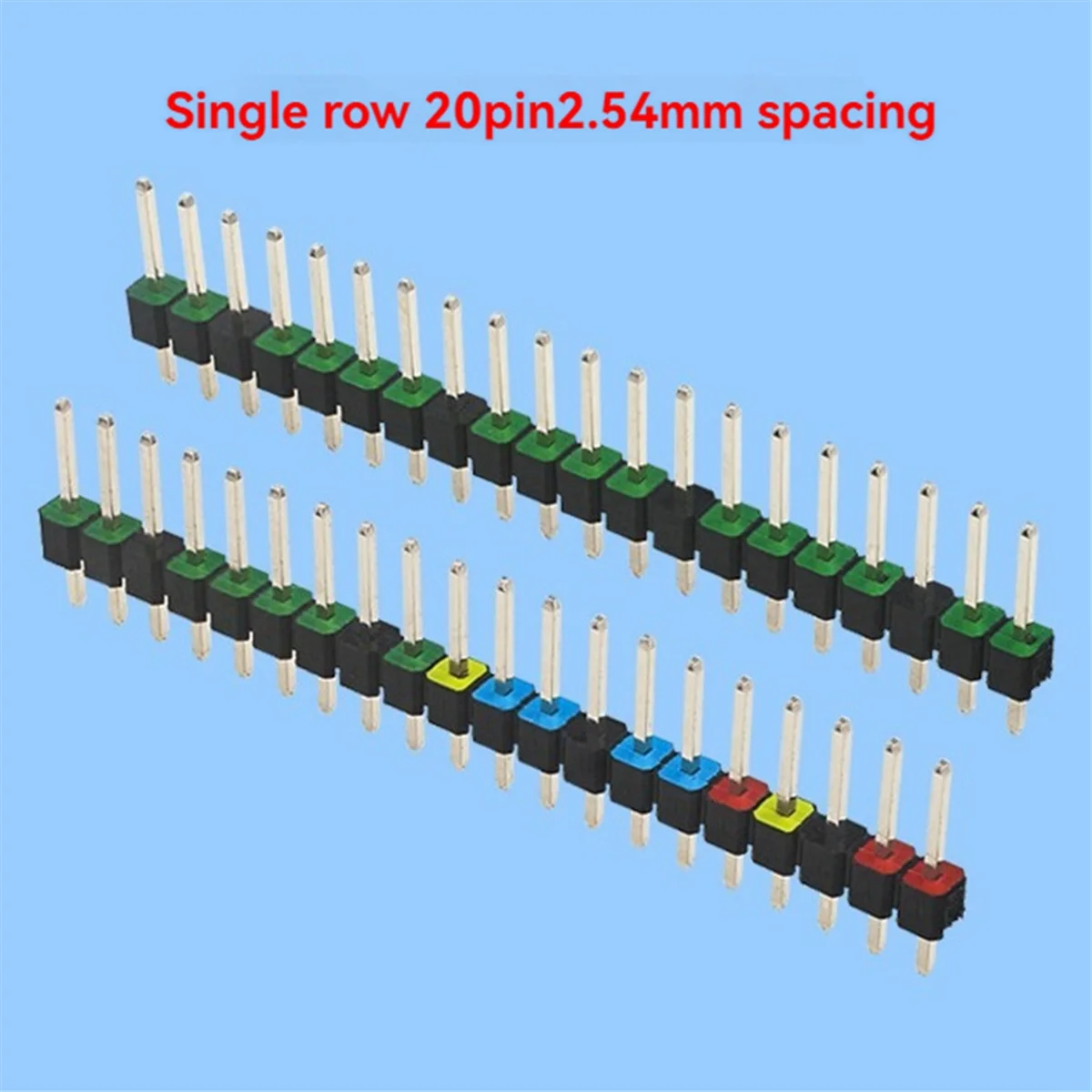 20 ピン GPIO ヘッダー アダプター 2.54mm ピッチ 2 列カラー ピン ヘッダー W 開発ボード用