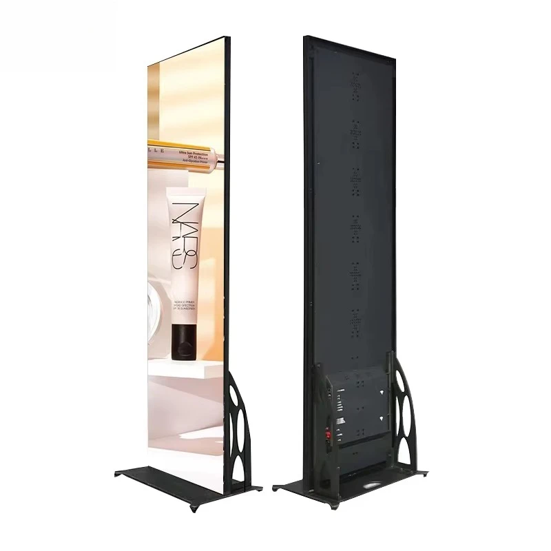 

Indoor P2.5 full-color small LED display advertising Led poster with wheels