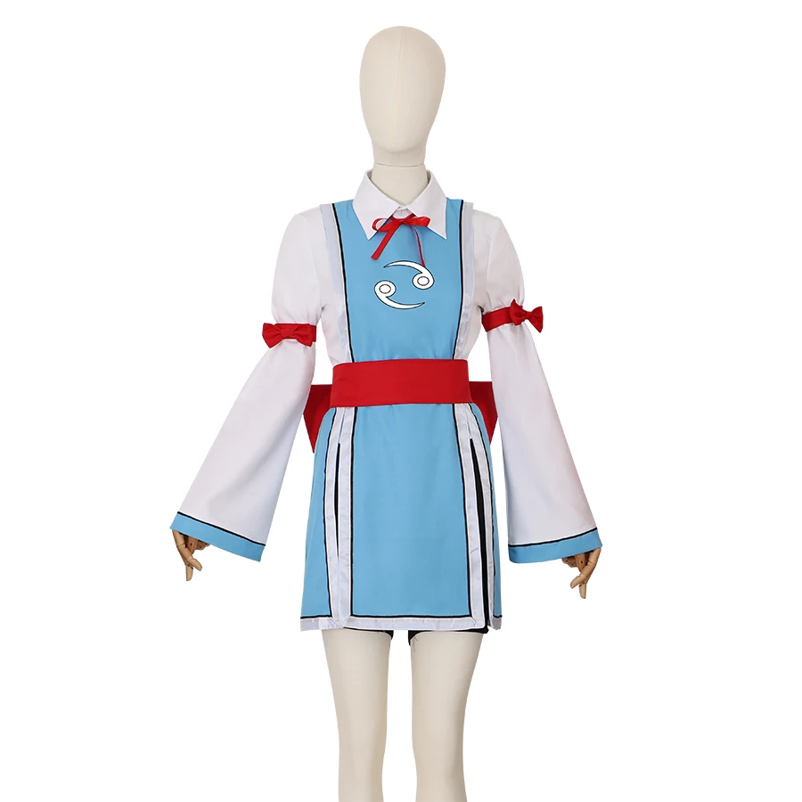 HOLRAN Women Lucy Heartfilia Default Uniform Cosplay Costume Party Dress