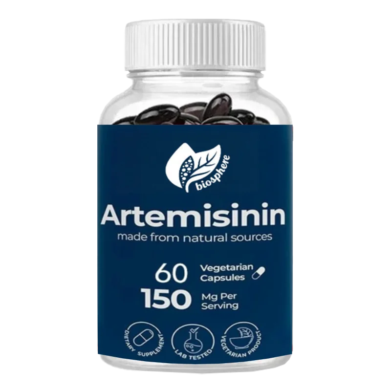 

Artemisinin 150mg Supplement - Extracted From Sweet Mugwort, 60 Vegetarian Capsules for Daily Health