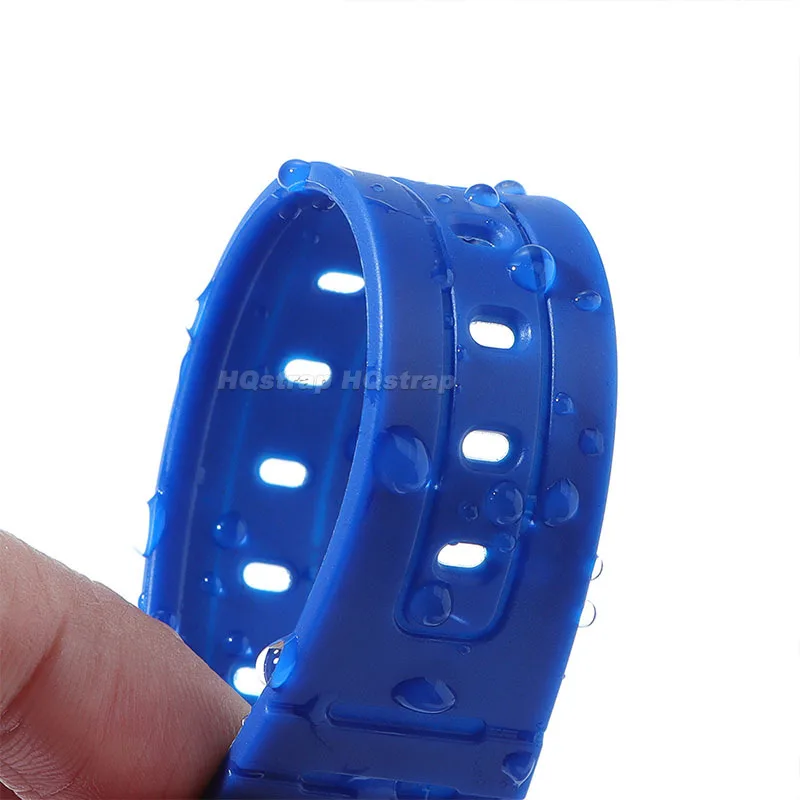 Correa de silicona de 18mm, correa de reloj impermeable de goma, pulsera de repuesto Universal, pulsera deportiva suave para hombres y mujeres, accesorios