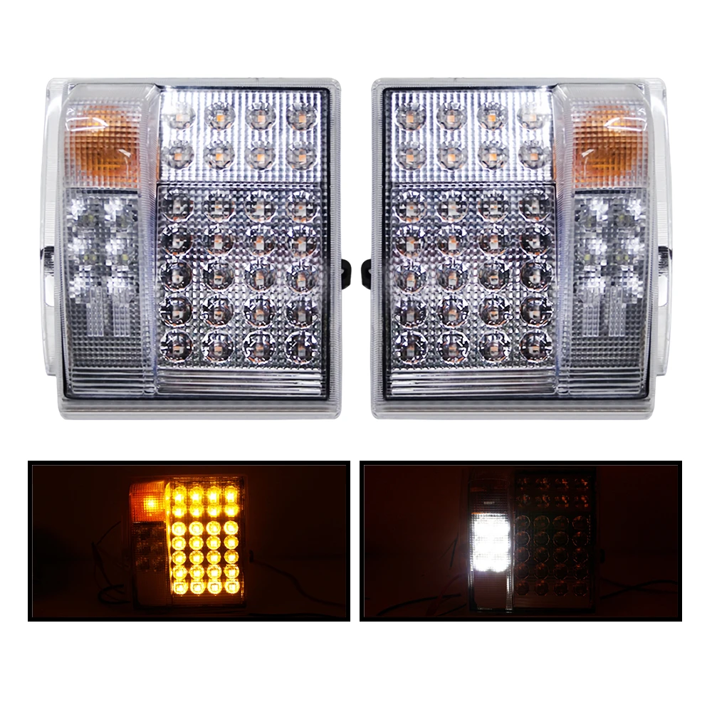 2Pcs 24V LED DRL Corner Light For Scania P420 G440 P410 P310 Turn Signal Directional Indicator OEM 1385410 1387155