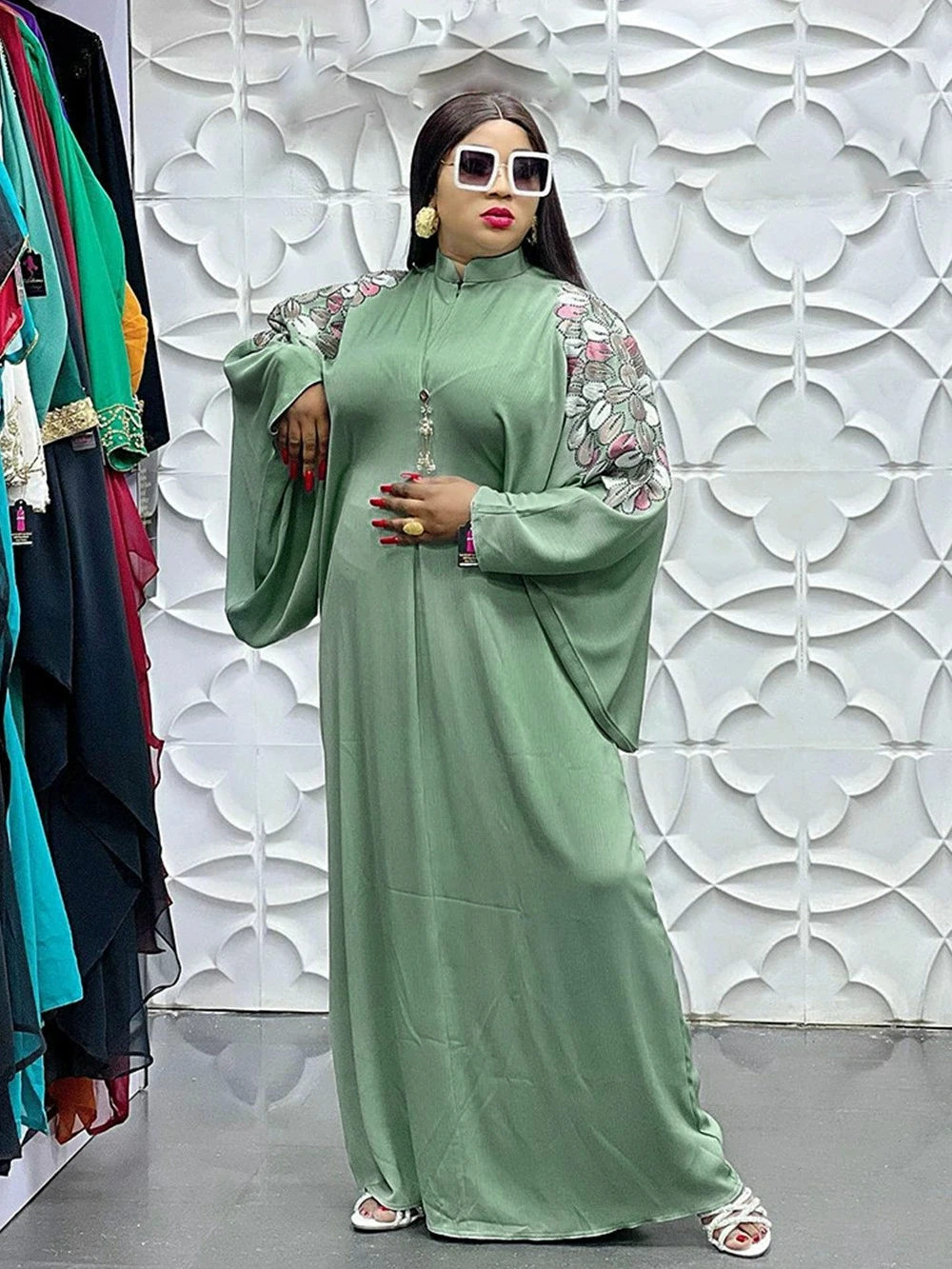 Afrikanische Kleider für Frauen Plus Größe Afrika Kleidung Dashiki Ankara Türkei Outfits Kleid Elegante Muslimische Hochzeit Party Langes Kleid