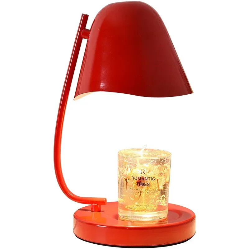 

Romantic European marble melting candle lamp, indoor desk lamp scented candle dimmer