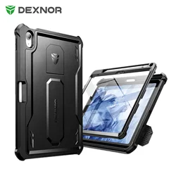 For iPad 11 iPad 10th Generation Gen Case 10.9 inch 2022 with Pencil Holder Full Body Protective Cover Built-in Screen Protector