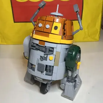 Bricklink MOC 星際電影智慧機器人人偶 C1-10P 直升機機器人套裝 75379 積木兒童玩具兒童禮物 10 最佳銷售 星際大戰直升機 - №1