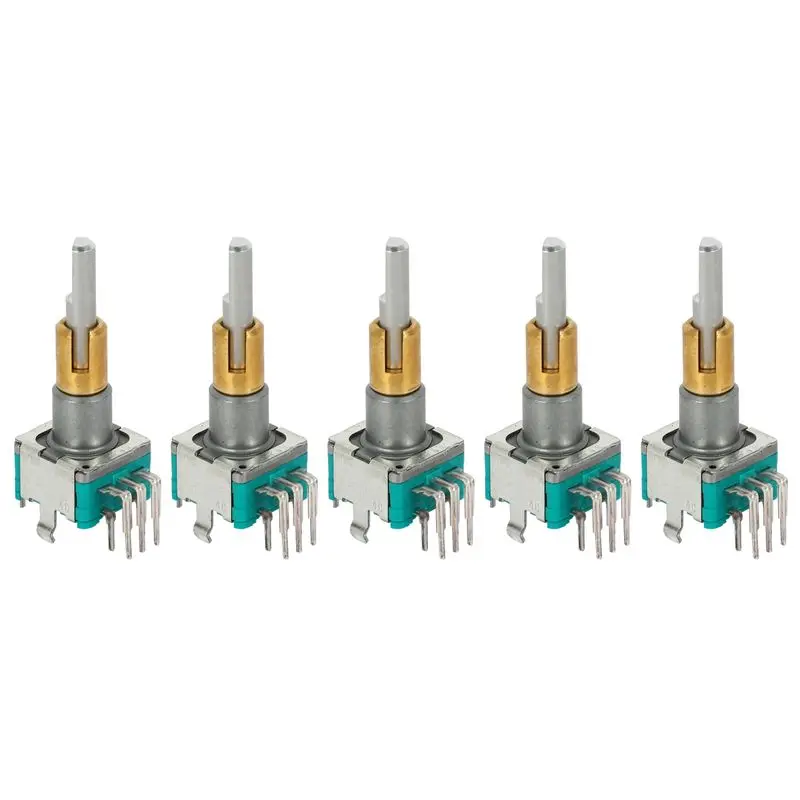 

AT29-5X EC11EBB24C03 Dual Axis Encoder With Switch 30 Positioning Number 15 Pulse Point Handle 25Mm