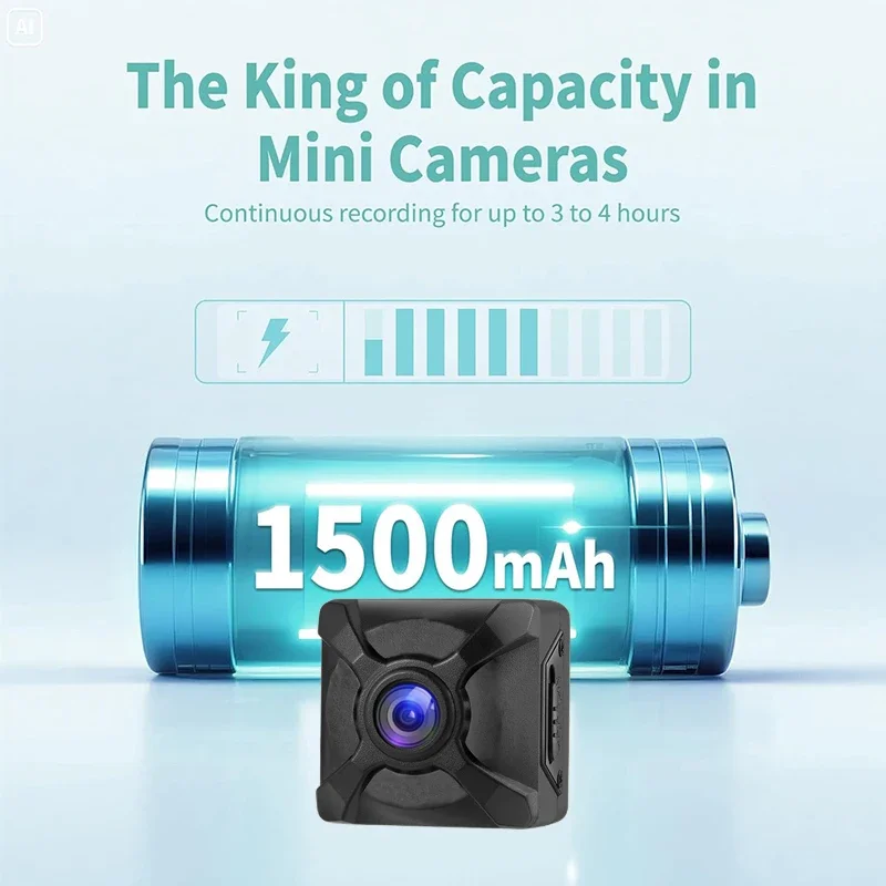 4K HD Wireless Mini WiFi Security Camera Monitoring Detection Security Protection Night Vision Home Safety Long Battery Life ﻿ image 5