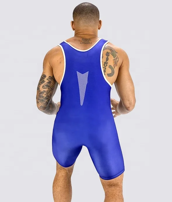 Wrestling Singlets Tummy Control Wear GYM Sleeveless Triathlon PowerLifting Clothing Swimming Running Skinsuit